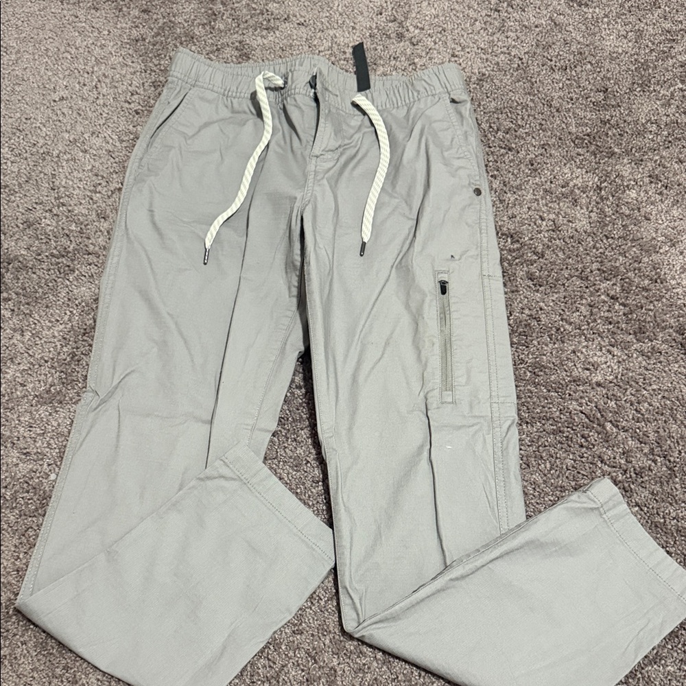Vuori Light Gray Ripstop Pants